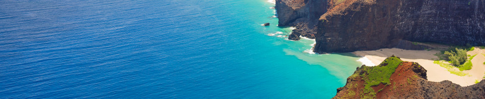 Blick auf Oahu auf Hawaii