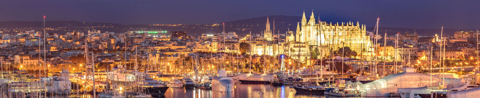 Blick auf Palma de Mallorca